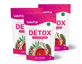 Three packs of Lulutox tea